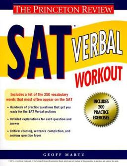 Princeton Review: SAT Verbal Workout