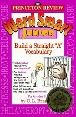 Word Smart Junior How to Build a Straight "A" Vocabulary  9780679759362 Front Cover