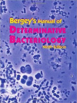 Bergey's Manual of Determinative Bacteriology 9th 9780683006032 Front Cover