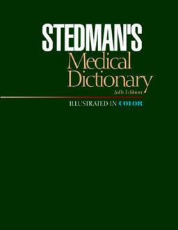 Stedman's Medical Dictionary, 1995 26th 9780683079227 Front Cover