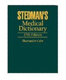 Stedman's Medical Dictionary 27th 9780683400083 Front Cover