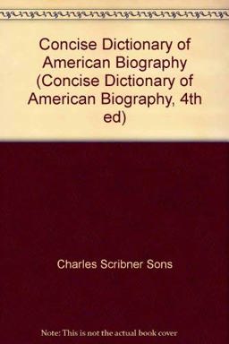 Concise Dictionary of American Biography
