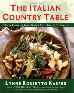 Italian Country Table Home Cooking from Italy's Farmhouse Kitchens  9780684813257 Front Cover