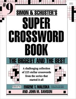 Simon and Schuster Super Crossword Puzzle Book #9