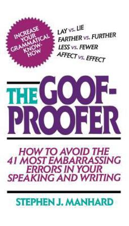 Goof Proofer  9780684838267 Front Cover