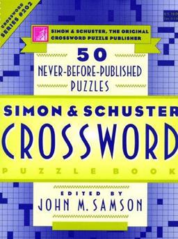 Simon and Schuster Crossword Puzzle Book