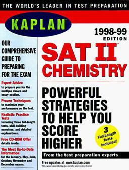 SAT II Chemistry 1998-99