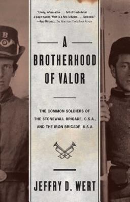 Brotherhood of Valor The Common Soldiers of the Stonewall Brigade C S a and the Iron Brigade U S A  9780684862446 Front Cover