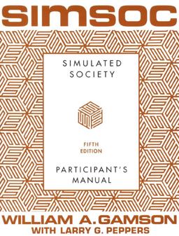 SIMSOC Simulated Society 5th 9780684871400 Front Cover