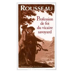 Profession de Foi du Vicaire Savoyard