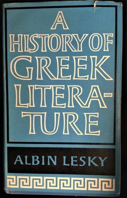 History of Greek Literature 1st 9780690383720 Front Cover