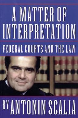 Matter of Interpretation Federal Courts and the Law  9780691004006 Front Cover