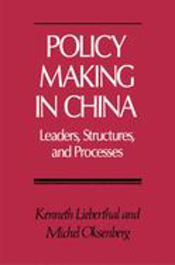 Policy Making in China  9780691010755 Front Cover