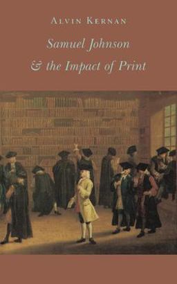 Samuel Johnson and the Impact of Print  9780691014753 Front Cover