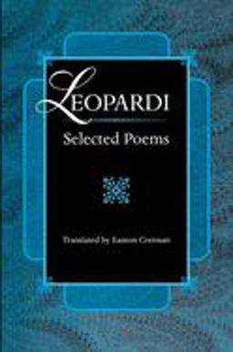 Leopardi Selected Poems  9780691016443 Front Cover