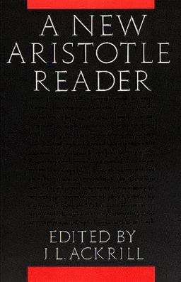 New Aristotle Reader  9780691020433 Front Cover