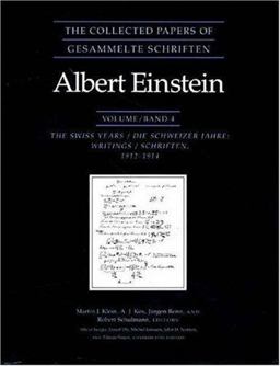 The Collected Papers of Albert Einstein, Volume 4