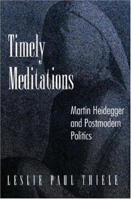 Timely Meditations Martin Heidegger and Postmodern Politics  9780691043364 Front Cover