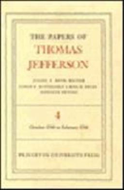 The Papers of Thomas Jefferson, Volume 4