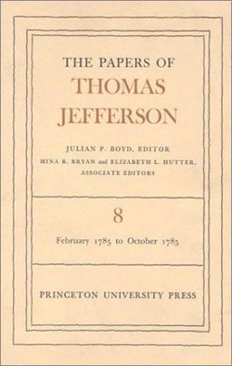 The Papers of Thomas Jefferson, Volume 8