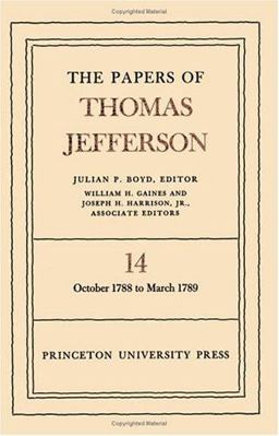 The Papers of Thomas Jefferson, Volume 14