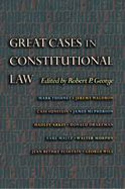 Great Cases in Constitutional Law  9780691049526 Front Cover