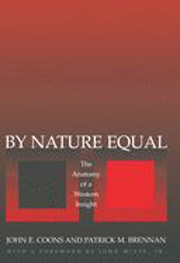 By Nature Equal The Anatomy of a Western Insight  9780691059228 Front Cover