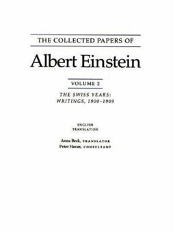 The Collected Papers of Albert Einstein, Volume 2 (English)