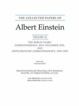 The Collected Papers of Albert Einstein, Volume 10 (English)