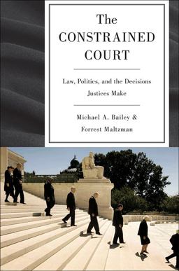 Constrained Court Law, Politics, and the Limits of the Attitude  9780691151052 Front Cover
