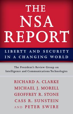 NSA Report Liberty and Security in a Changing World  9780691163208 Front Cover