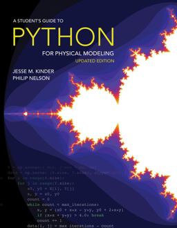 Student's Guide to Python for Physical Modeling Updated Edition  9780691180571 Front Cover