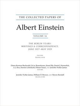 The Collected Papers of Albert Einstein, Volume 16 (Translation Supplement)