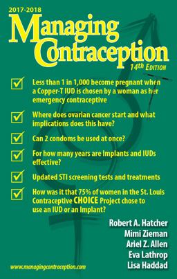 Managing Contraception 2017-2018