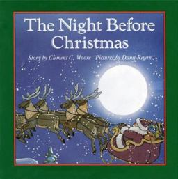 Night Before Christmas Board Book A Christmas Holiday Book for Kids  9780694004249 Front Cover