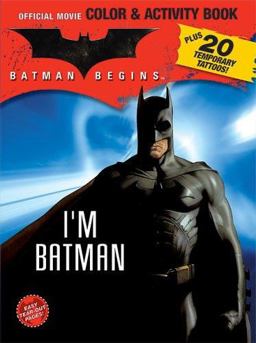 Batman Begins Color and Activity Book with Tattoos