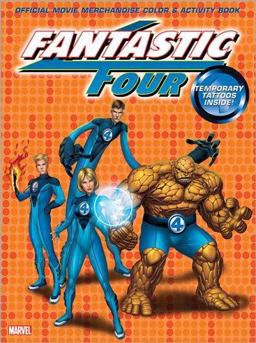 Fantastic Four Color and Activity Book-Tattoos