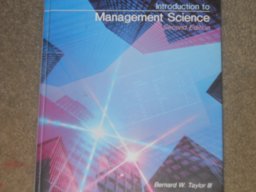 Introduction to Management Science Introduction to Management Science