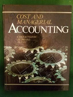 Cost and Managerial Accounting
