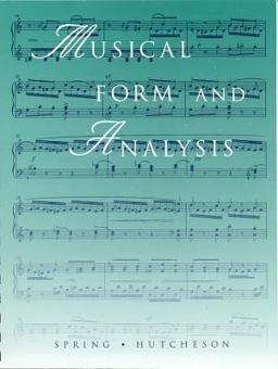 Musical Form and Analysis  9780697153678 Front Cover