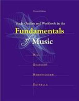 Study Outline and Workbook in the Fundamentals of Music 11th 9780697340634 Front Cover