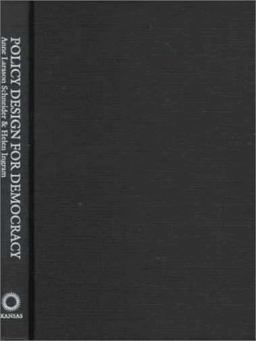 Policy Design for Democracy  9780700608447 Front Cover