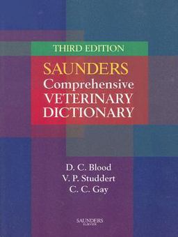 Saunders Comprehensive Veterinary Dictionar 3rd 9780702027888 Front Cover