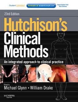 Hutchison's Clinical Methods An Integrated Approach to Clinical Practice 23rd 9780702040917 Front Cover