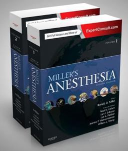 Miller's Anesthesia Expert Consult Online and Print 8th 9780702052835 Front Cover