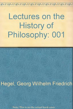 Lectures on the History of Philosophy