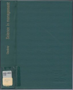Science in Management Some Applications of Operational Research and Computer Science 1970 9780710067500 Front Cover
