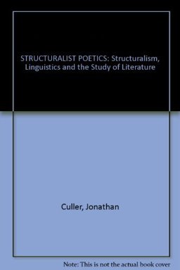 Structuralist Poetics Structuralist Poetics