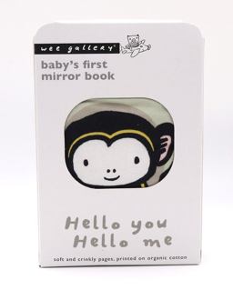 Hello You, Hello Me Baby's First Mirror Book - Soft and Crinkly Pages, Printed on Organic Cotton  9780711258099 Front Cover