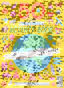 50 Maps of the World Activity Book Learn - Play - Discover with over 50 Stickers, Puzzles, and a Fold-Out Poster  9780711262997 Front Cover